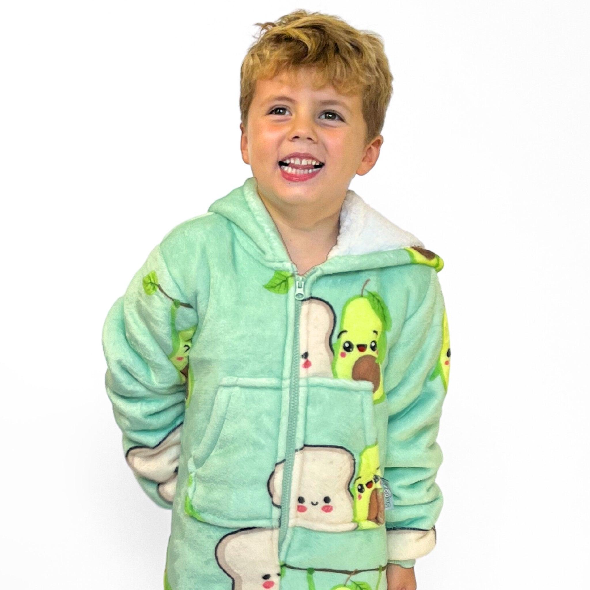 Green fluffy online onesie