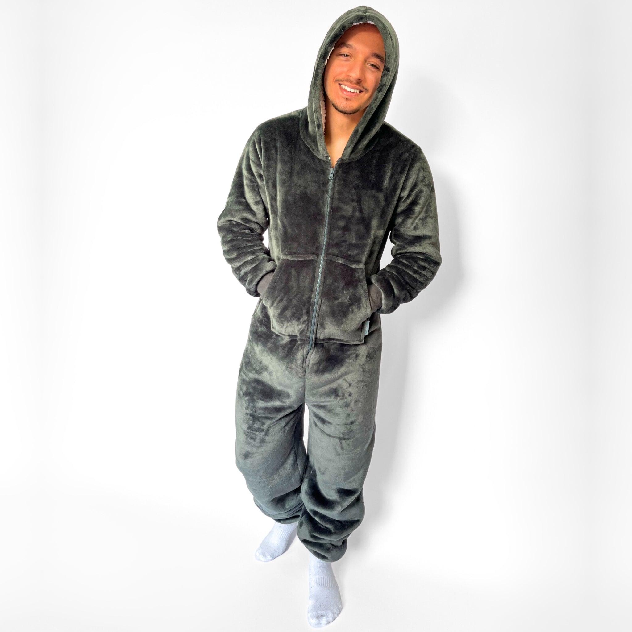 Adult Dark Grey Onesie The Snoozy