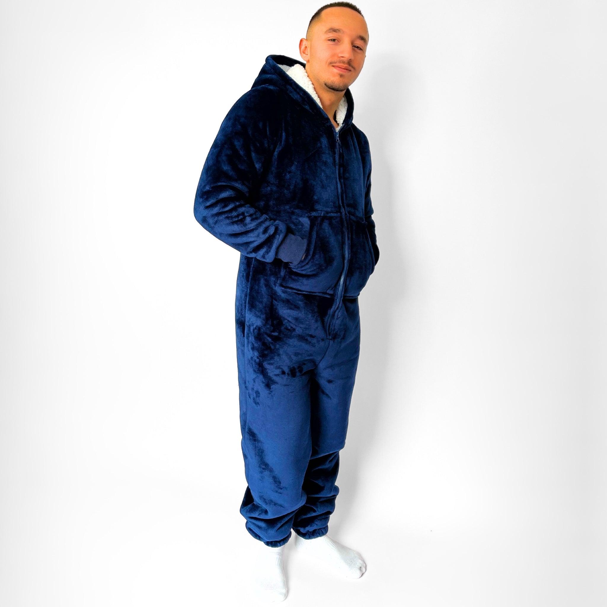 Mens best sale velour onesie