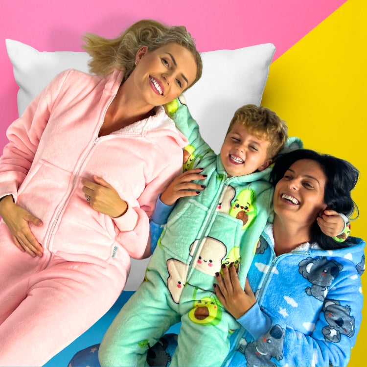 Onesie Pajamas Sleepwear For Adults Women Men  Kids Baby Newborn Infant